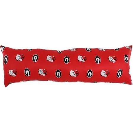 COLLEGE COVERS College Covers GEODP60 20 x 60 in. Georgia Bulldogs Printed Body Pillow GEODP60